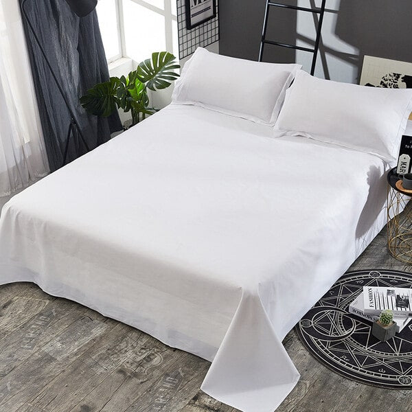 couvre lit blanc moderne