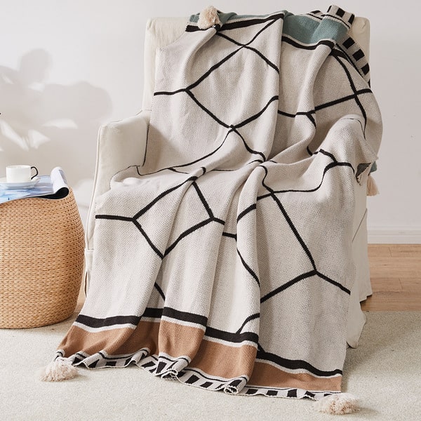 Couvre lit bohème chic jeté de lit