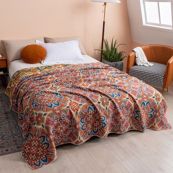 Couvre lit boutis 220x240 motif