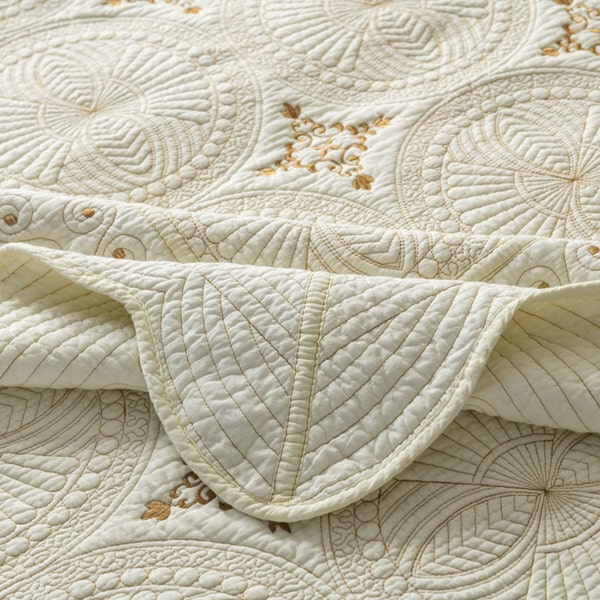 Couvre lit de luxe coton