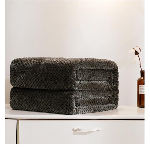 Couvre lit édredon marron