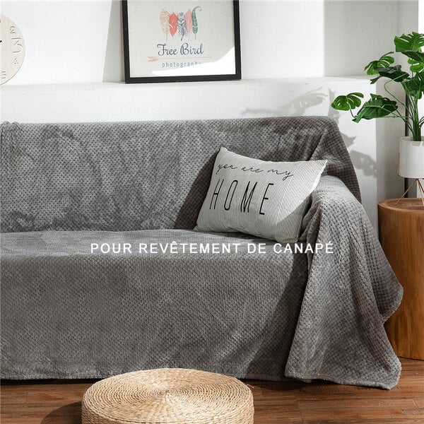 Couvre lit édredon canapé