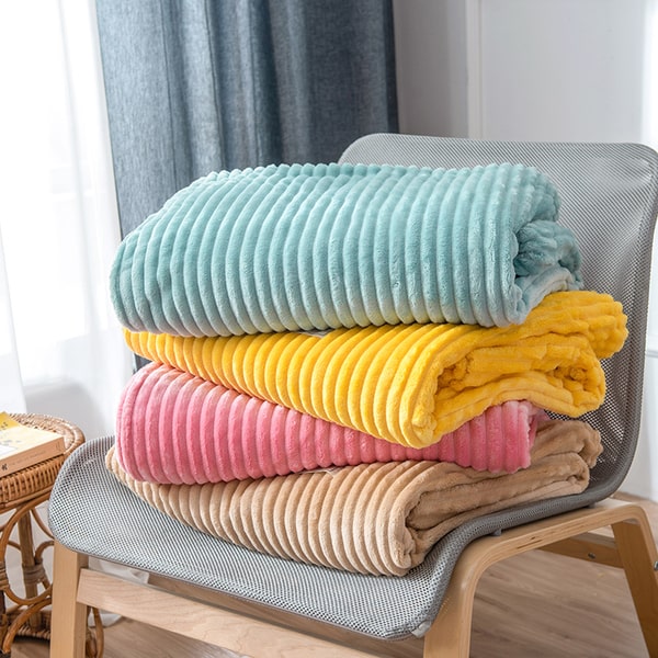 Couvre lit flanelle