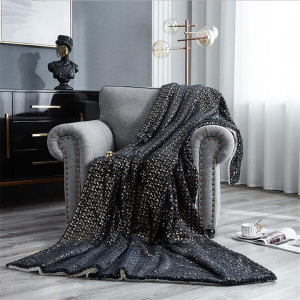 Couvre lit laine jolie