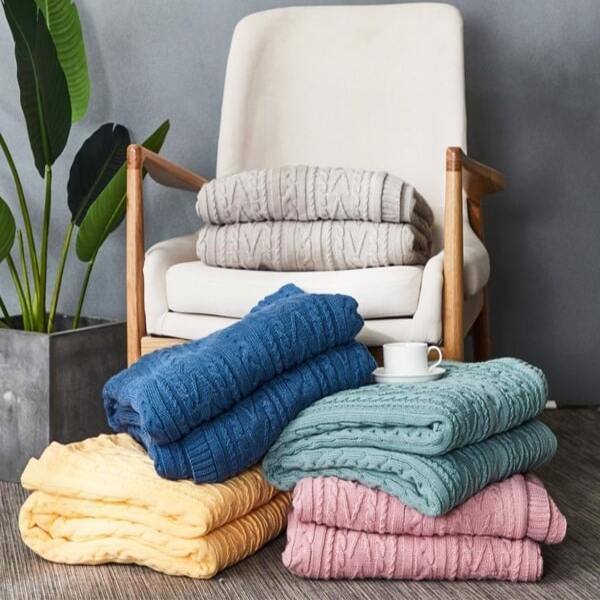 Couvre lit rose