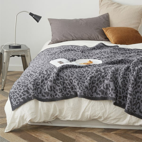 Couvre lit tricot grosse maille sympa