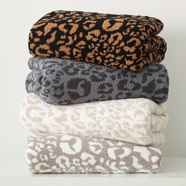 Couvre lit tricot caramel