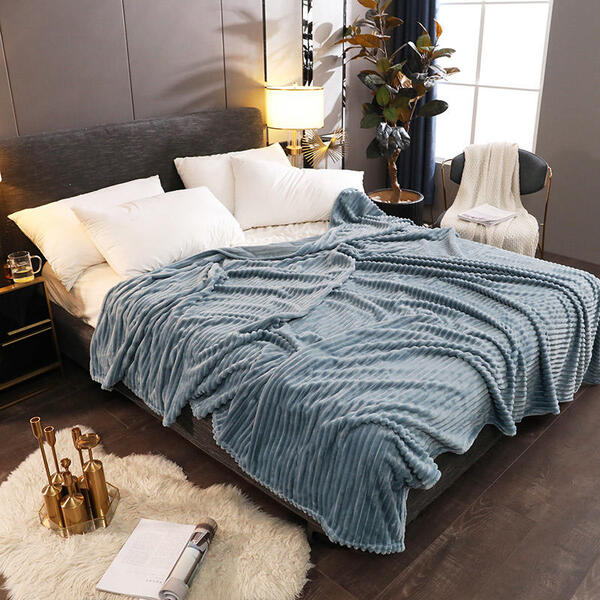 Couvre lit une place vert