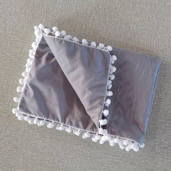 Couvre sommier gris