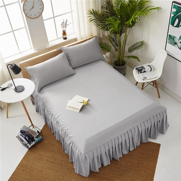 Couvre lit gris