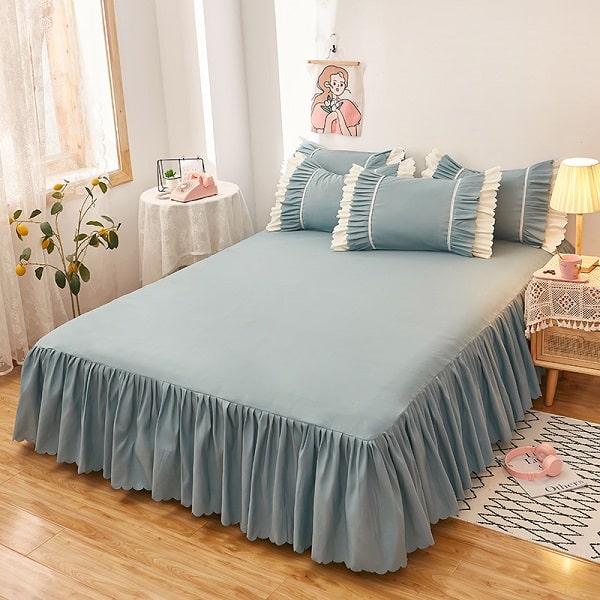 Cache sommier gris anthracite