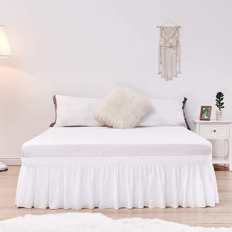 Cache sommier blanc 160x200