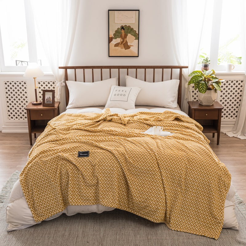 Couvre pieds pour lit décoration