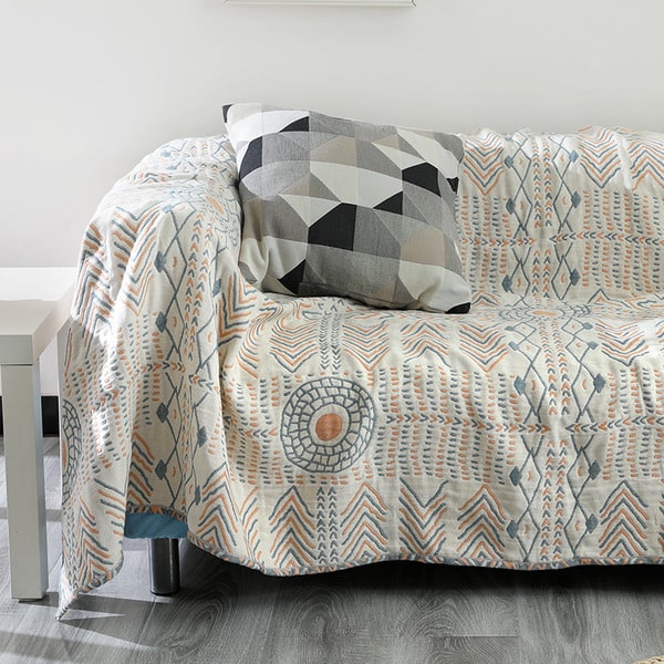 Couvre lit indien fauteuil déco