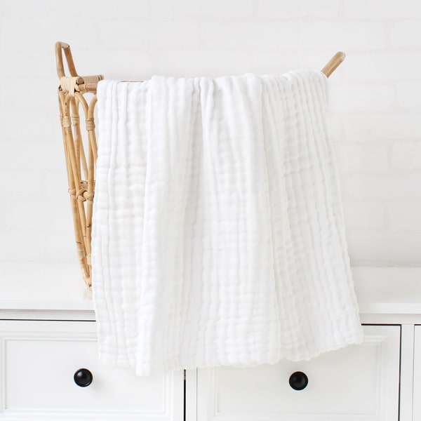Couvre lit pour bebe blanc