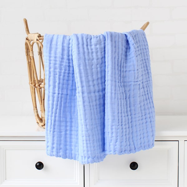 Couvre lit pour bebe bleu