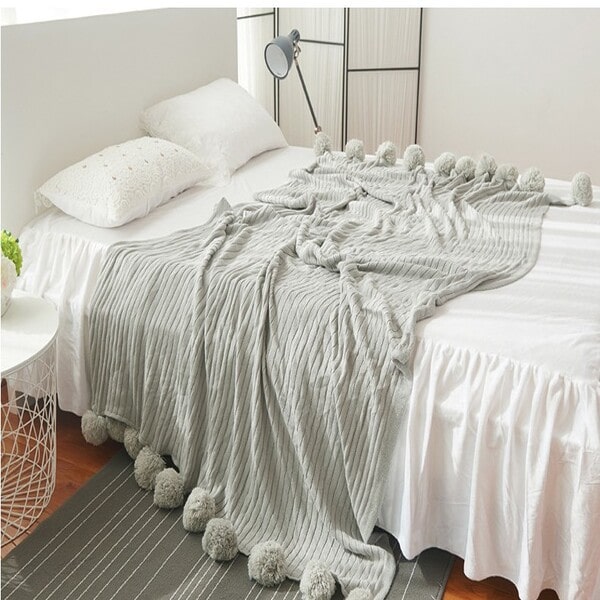 couvre lit tendance 2021 lit vert