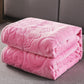 Couvre lit boutis prune rose