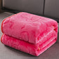 Couvre lit boutis prune rouge