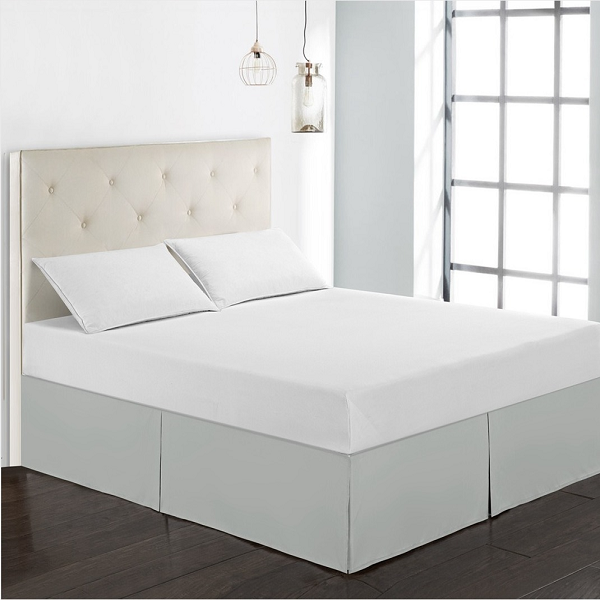 Cache sommier Gris clair